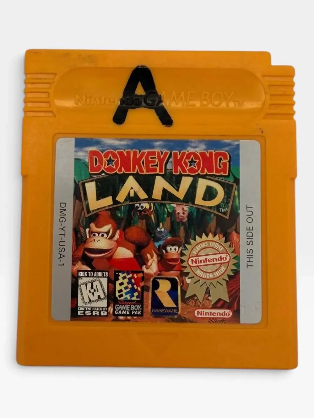 Donkey Kong Land Nintendo Game Boy Cartridge Yellow